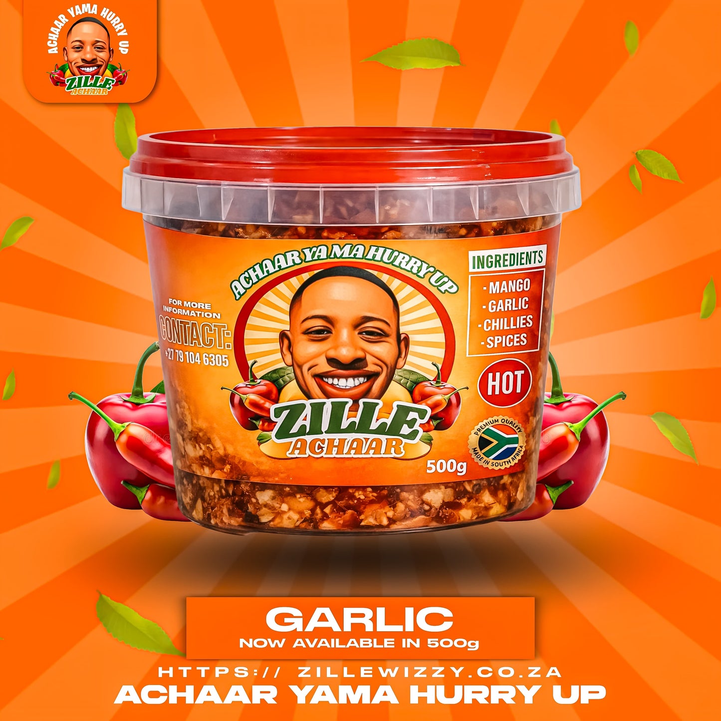 Zille Achaar - Garlic 500ml
