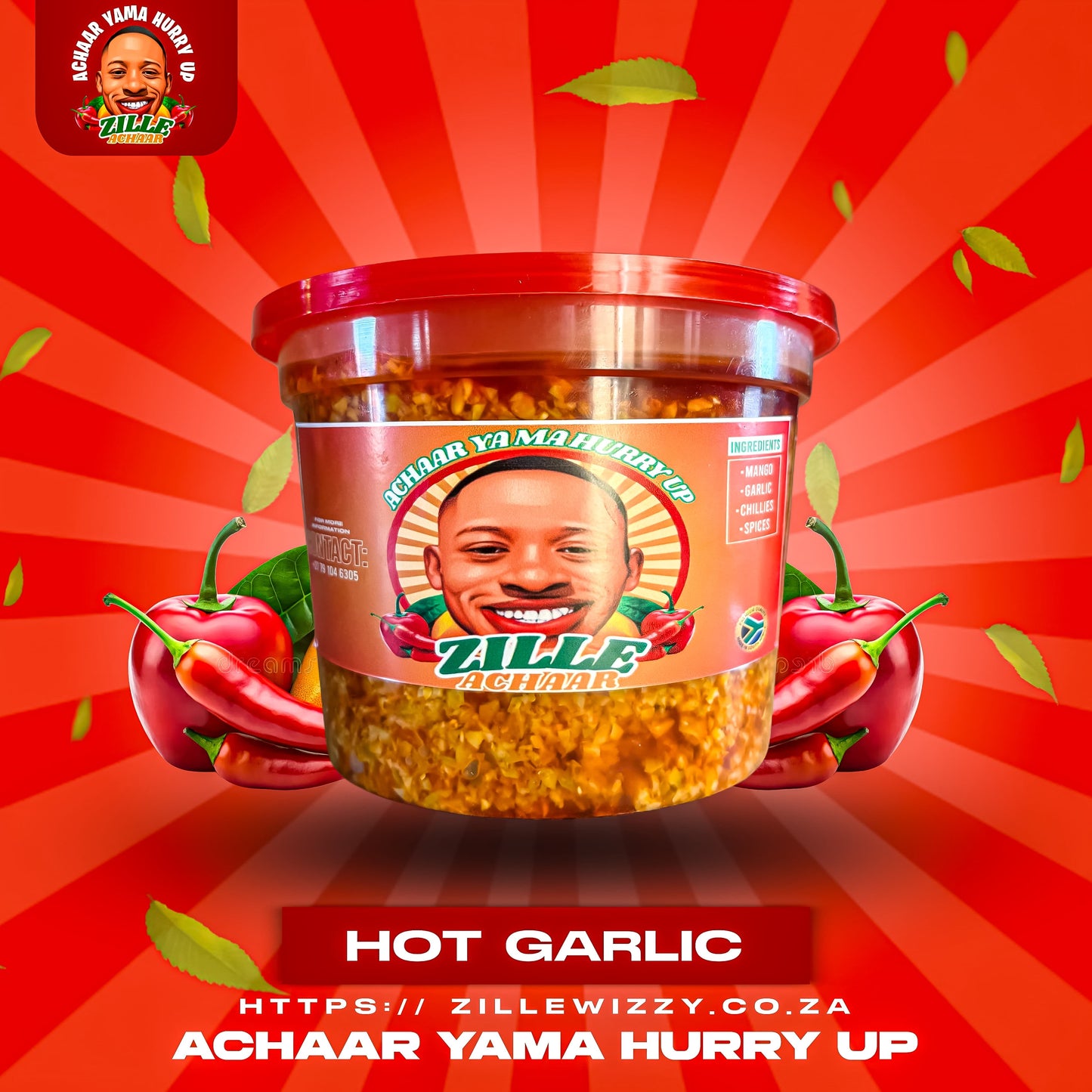 Zille Achaar - Hot Garlic 1kg