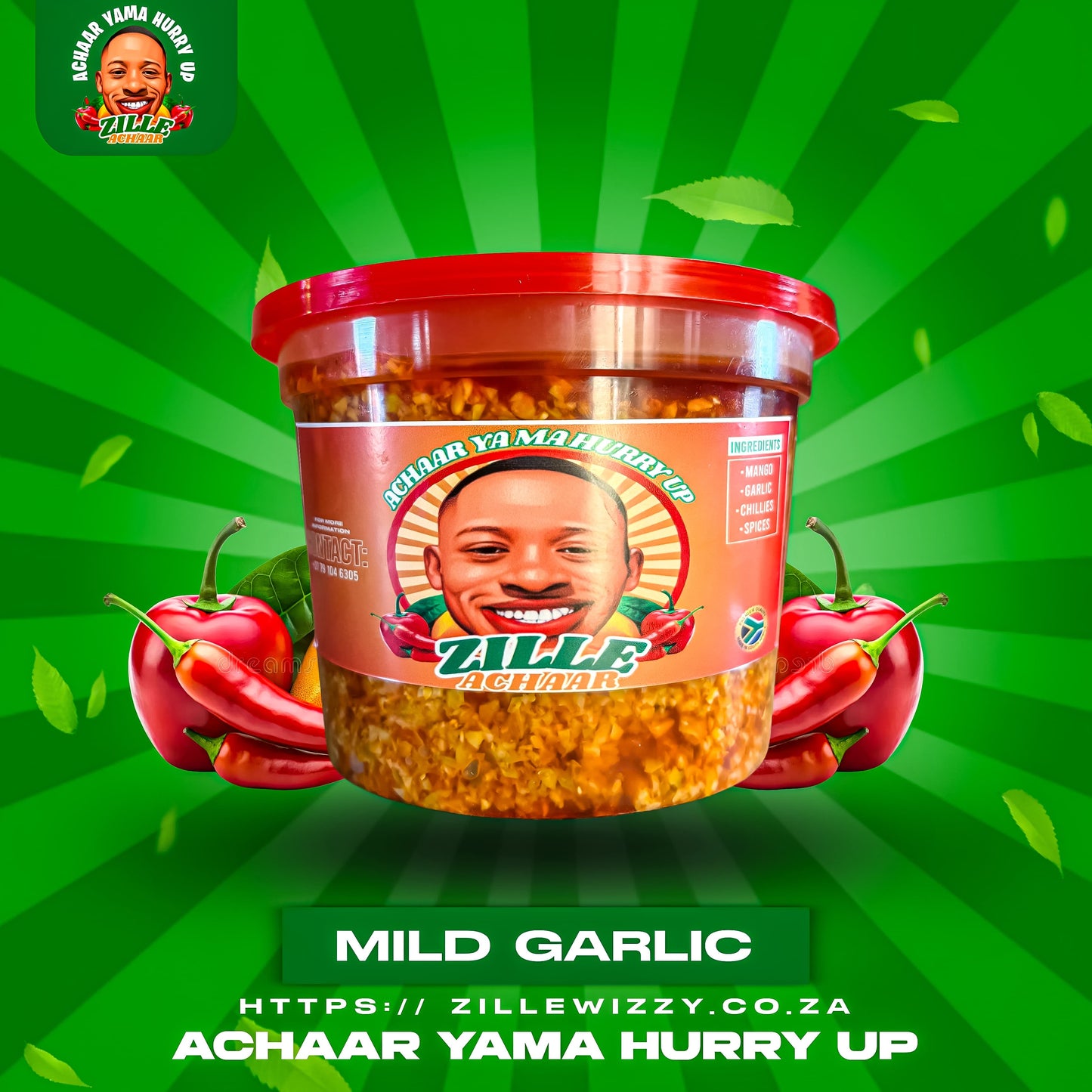 Zille Achaar - Mild Garlic 1kg